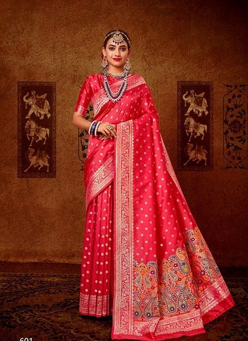 SHRUTI SHUBHKAMNAYE Latest Fancy Bridal And Wedding Wear Heavy Designer Banarasi Silk Saree Collection